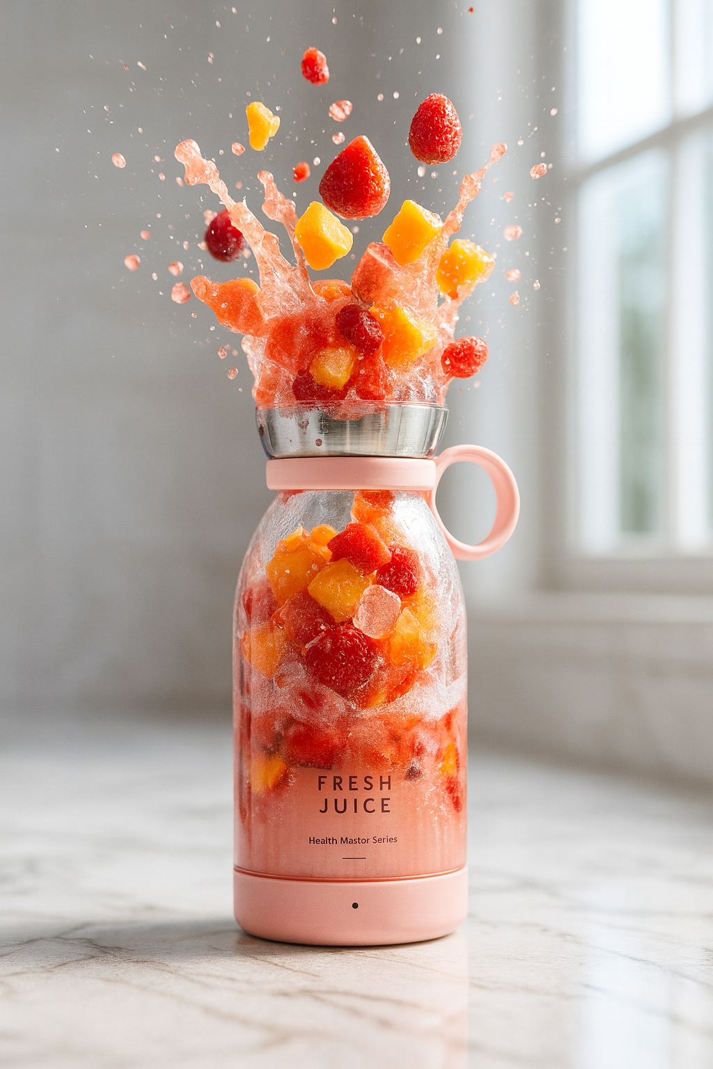 Fresh Juice Taşınabilir Şarjlı Blender – Sağlıklı İçeceklerini Her Yerde Hazırla