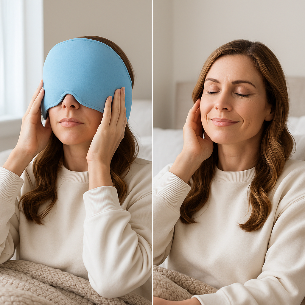 Migren ve Baş Ağrısı Giderici Jel Kafa Bandı – Soğuk & Sıcak Terapi